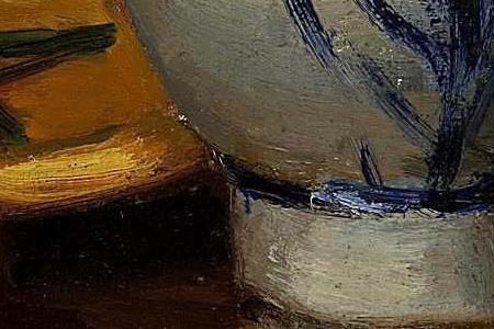 Фрагмент Букет в вазе, тарелка статуэтка