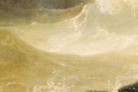 Фрагмент Буря у скалистого берега.1763.