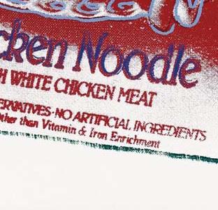 Фрагмент CAMPBELL S CHICKEN NOODLE SOUP BOX