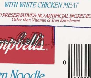 Фрагмент CAMPBELL S CHICKEN NOODLE SOUP