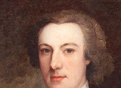 Фрагмент Canterbury Portrait of a gentleman possibly a member of the Waddington f-th a hound at his side