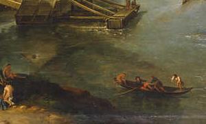 Фрагмент Castel Sant Angelo from the South vanvitelli-santangelo