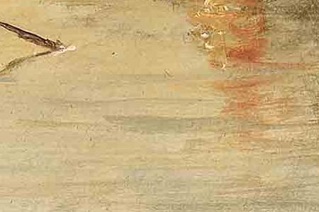 Фрагмент Chioggia Canal Giardino Papadopoli a pair both