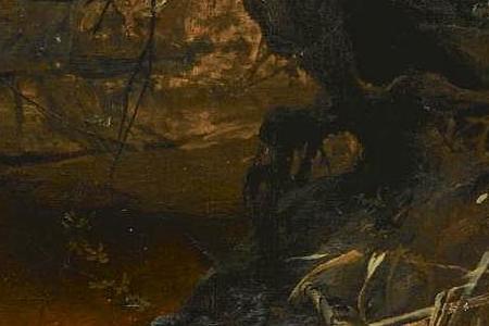 Фрагмент CHRISTIAN PERSECUTORS AT THE ENTRANCE TO THE CATACOMBS