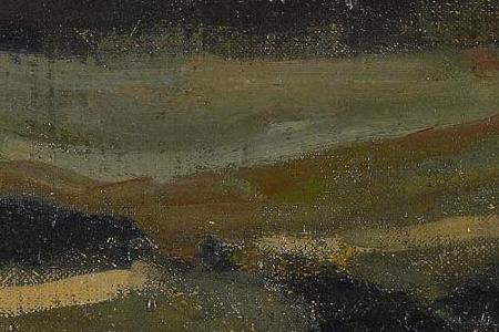 Фрагмент Church cupolas bathed in moonlight