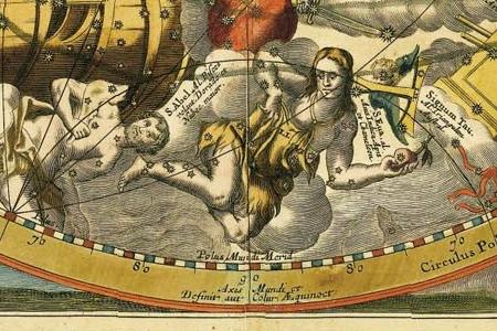 Фрагмент COELI STELLATI CHRISTIANI HAEMISPHAERIUM PRIUS AMSTERD