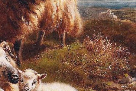 Фрагмент Collecting the flock morning