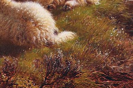 Фрагмент Collecting the flock morning