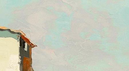 Фрагмент Continental harbour scene