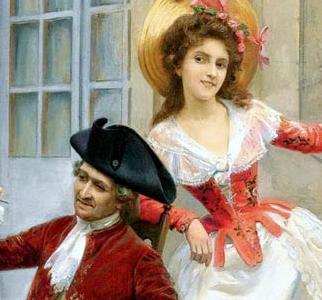 Фрагмент Дама позирующая художнику