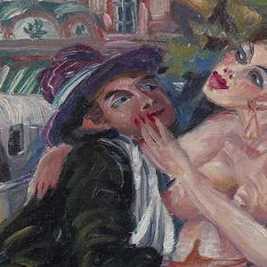 Фрагмент Date on the Sofa or Dreamy Illusion