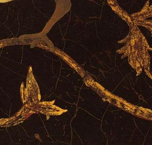 Фрагмент Декоративная композиция Птица счастья клювом вниз