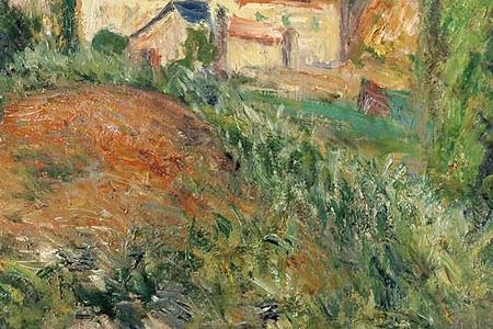 Фрагмент Деревенский пейзаж (Франция)