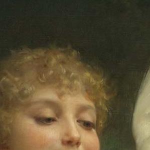 Фрагмент Девочка с голубем на плече