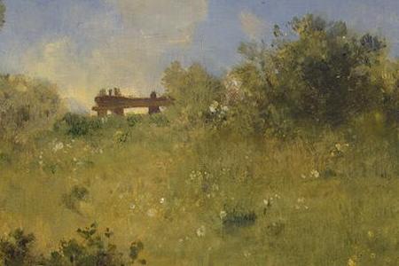 Фрагмент Девочка в поле