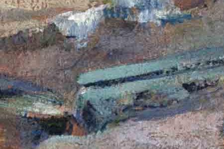 Фрагмент Девочка за стиркой