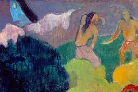 Фрагмент Девушки в голубом, Таити