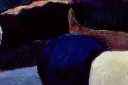 Фрагмент Девушки в голубом, Таити