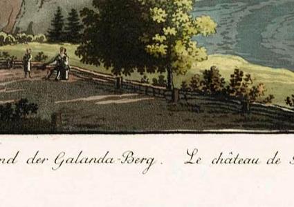 Фрагмент DIE BERGSTRASSEN DURCH DEN KANTON GRAUB NDEN NACH DEM LANGEN UND COME