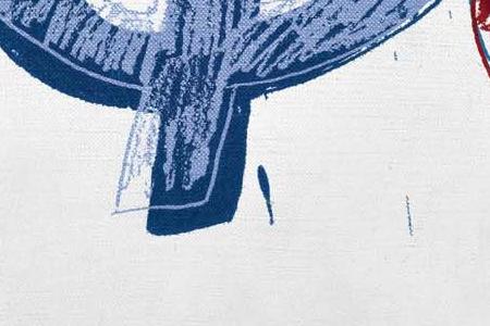 Фрагмент DOLLAR три раза, бирюзовый голубой коричневый