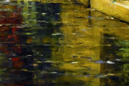 Фрагмент Домик на озере