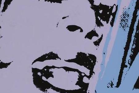 Фрагмент DRAG QUEEN сине-сиреневый тон