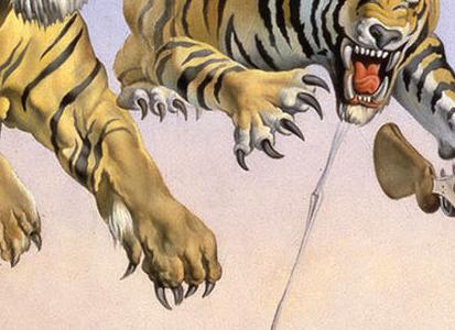 Фрагмент Dream Caused by the Flight of a Bee around a Pomegranate