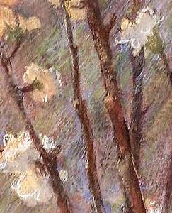 Фрагмент Экибана в голубой вазе 2