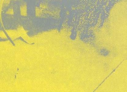 Фрагмент ELECTRIC CHAIR бледно желтом