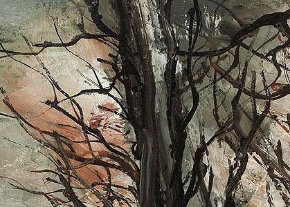 Фрагмент Entree du village hiver