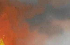 Фрагмент ERUPTIONS DU VESUVE NEAPOLITAN SCHOOL ERUPTIONS OF VESUVIUS