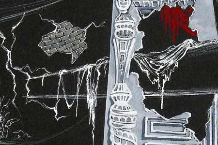 Фрагмент ETUDE POUR LA SPHERE ATTAQUE LA PYRAMIDE-