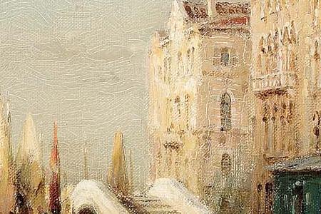 Фрагмент Evening glow Venice