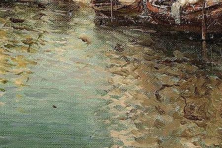 Фрагмент Evening glow Venice