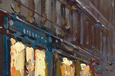 Фрагмент EVENING, PLACE DE LA CONCORDE AND THE RUE ROYALE, PARIS