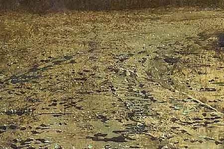 Фрагмент Figure on a moonlit lane