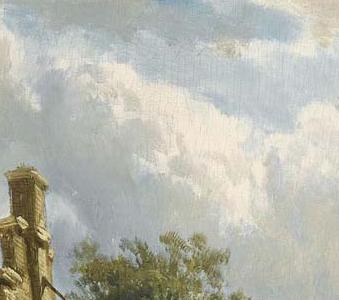 Фрагмент FIGURES IN THE STREETS OF ALKMAAR