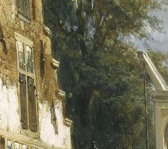 Фрагмент FIGURES IN THE STREETS OF ALKMAAR