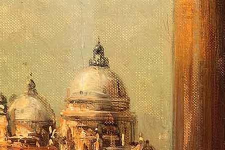 Фрагмент Figures on the Piazzetta Venice