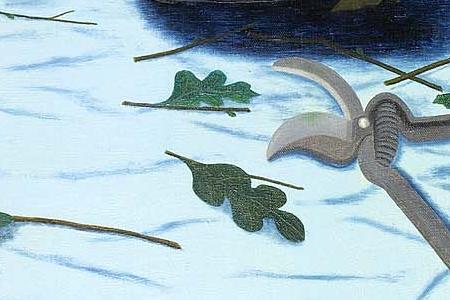 Фрагмент FLEURS ET FEUILLES D AUTOMNE