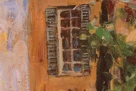 Фрагмент Floral urn.