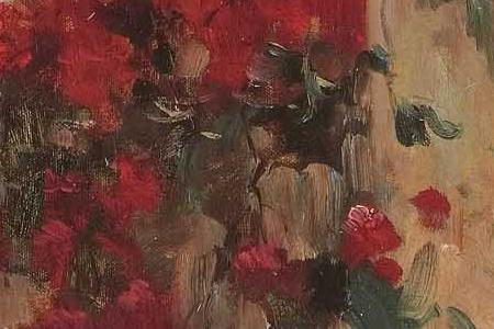 Фрагмент Floral urn.