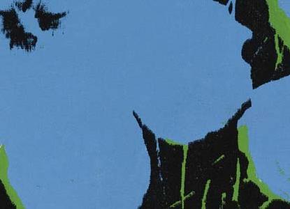 Фрагмент FLOWERS четыре голубых цветка