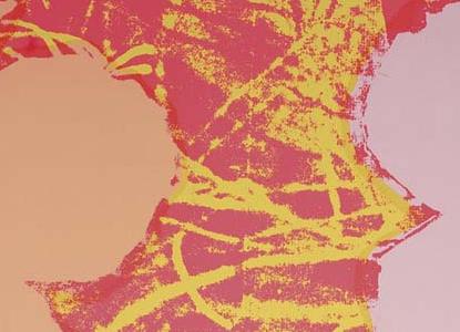 Фрагмент FLOWERS розовые на розовом