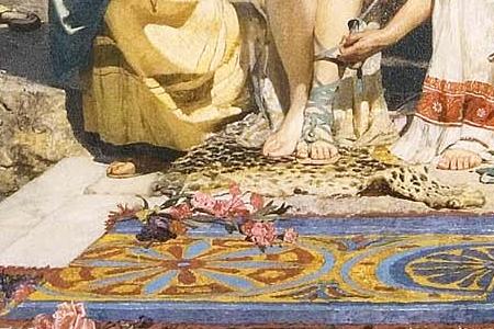 Фрагмент Фрина на празднике Посейдона в Элевсине. 1889.