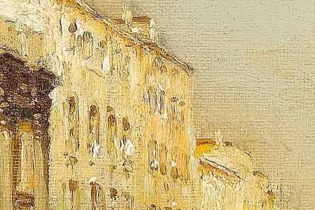 Фрагмент Gondolas in Venic