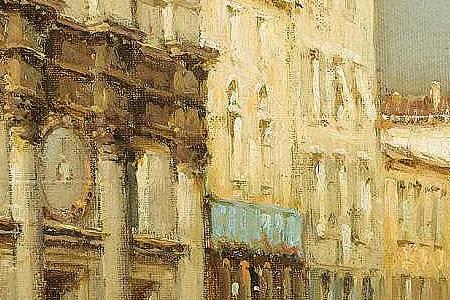 Фрагмент GONDOLE SUR UN CANAL A VENISE