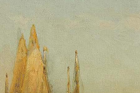 Фрагмент GONDOLE SUR UN CANAL A VENISE