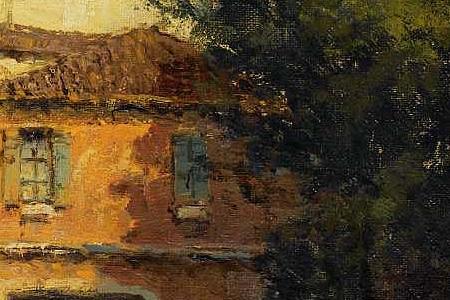 Фрагмент GONDOLE SUR UN CANAL A VENISE