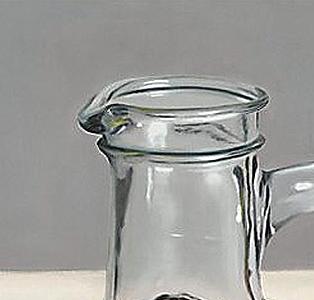 Фрагмент Графин с помидором и головкой чеснока